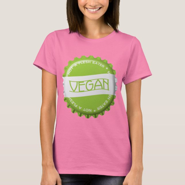 Camiseta Vegan Bottlecap (Frente)