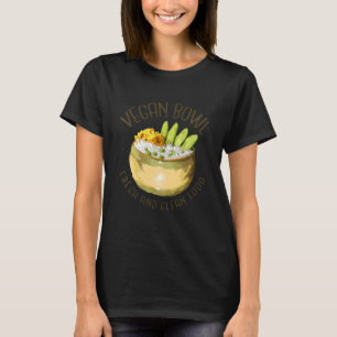 Camiseta Vegan Bowl, Comida Fresca E Limpa