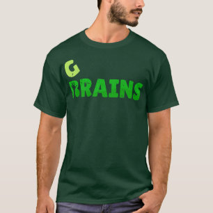 Camiseta Vegan Brain and Grain Vegggies ama Vegetariano