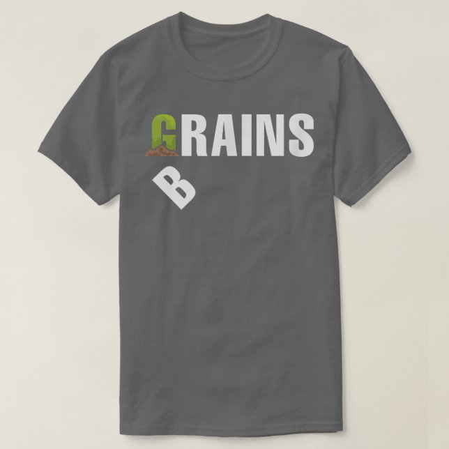 Camiseta Vegan Brain and Grain Veggies amam Vegetarian 1438 (Frente do Design)