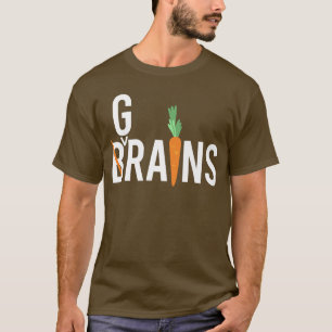 Camiseta Vegan Brain and Grain Veggies amam Vegetariano 14