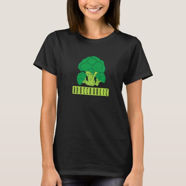 Camiseta Vegan Broccoholic (Frente)
