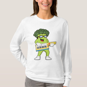 Camiseta Vegan Broccoli em Música com Violão