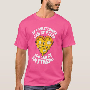 Camiseta Vegan Cauliflower Pizza Vegetariana Dieta Baseada