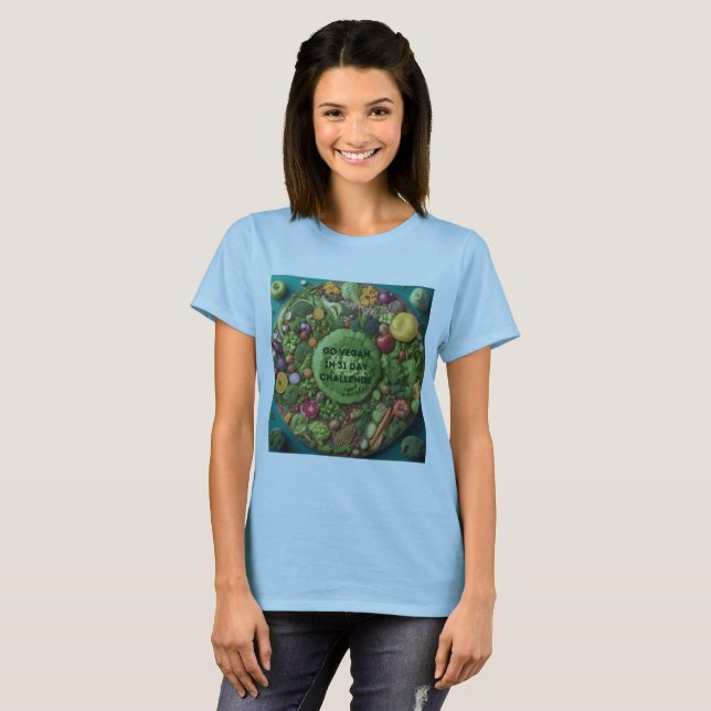 Camiseta Vegan Challenge (Frente Completa)