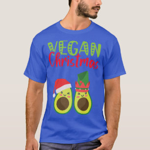 Camiseta Vegan Christmas Avocado Lover Vegetarian Diet Xmas