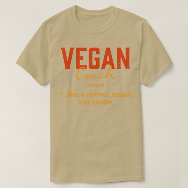 Camiseta Vegan Coach Definition Funny Plant Based Diet Humo (Frente do Design)
