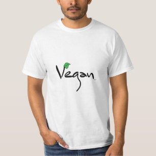 Camiseta Vegan com Folha Verde Legal