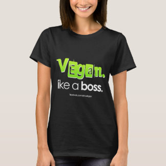 Camiseta Vegan. Como um chefe