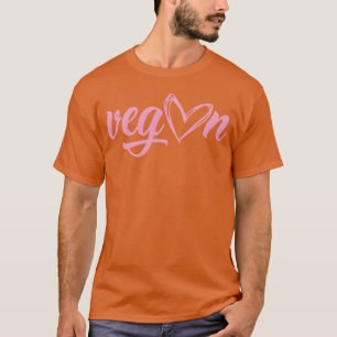 Camiseta Vegan Coração Amor Animal Produtos Animal Vegan