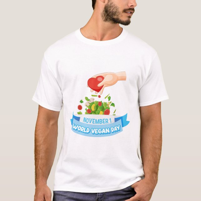 Camiseta vegan day  (Frente)