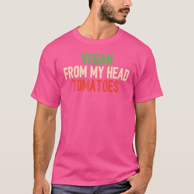 Camiseta Vegan De Meus Tomates Cabeças (Frente)