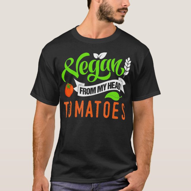 Camiseta Vegan De Meus Tomates Cabeças _1  (Frente)