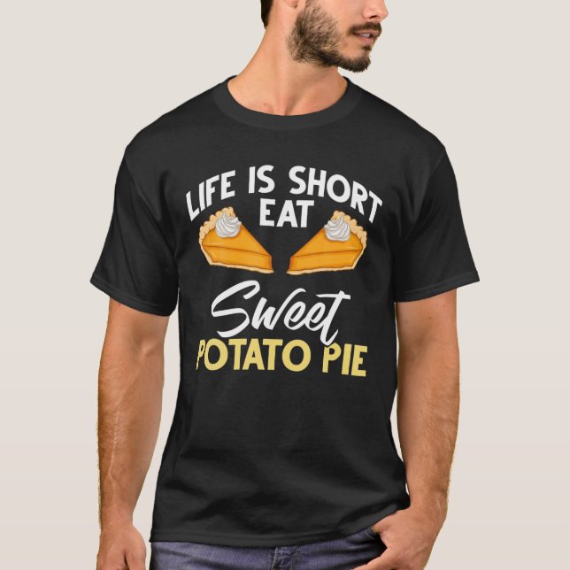 Camiseta Vegan de receita doméstica de batata doce (Frente)