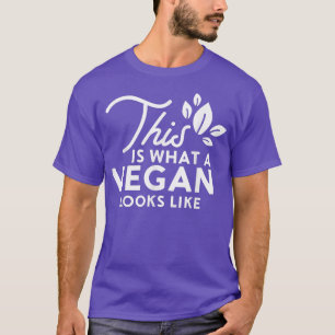 Camiseta Vegan De Vegetariana Engraçado Isto É O Que Um Veg