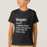 Vegan Definition Funny Sports Workout Gym