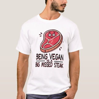 Camiseta Vegan é um Grande Bife Perdido