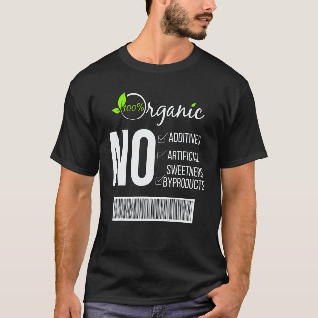 Camiseta Vegan Engraçada 100 Design Base Planta Or (Frente)