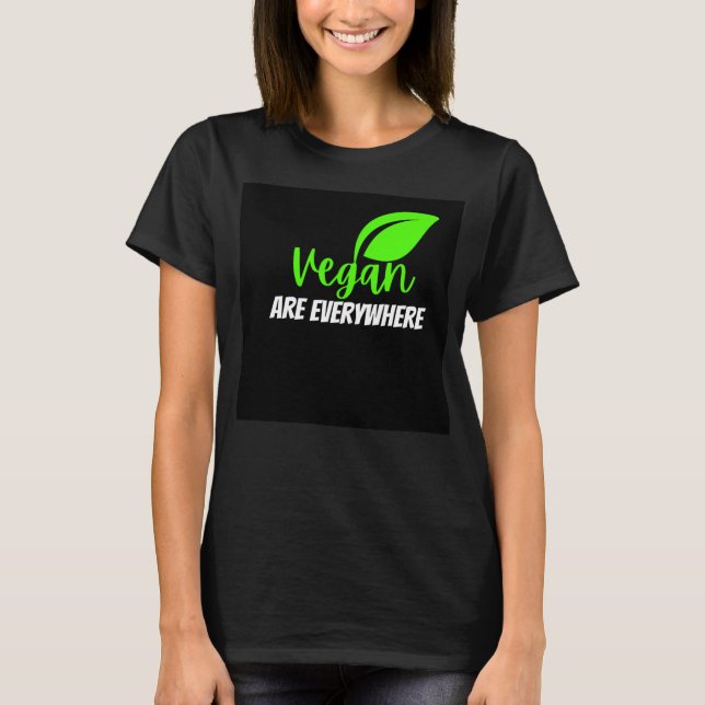 Camiseta vegan está em todos os lugares (Frente)