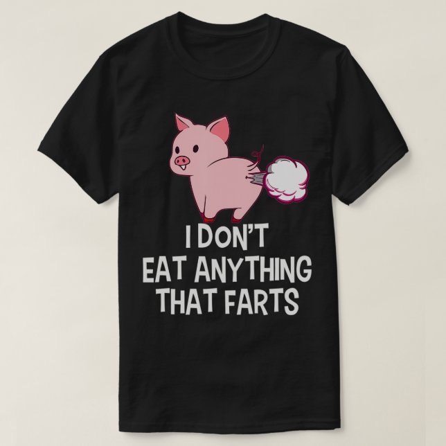 Camiseta Vegan Eu não como nada que desperta o Funny Pro V (Frente do Design)
