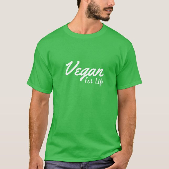Camiseta Vegan for Life (Frente)