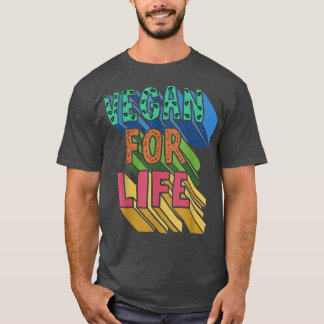 Camiseta Vegan For Life World Vegetation Day Based Ve