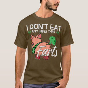 Camiseta Vegan Funny Pig Organic Comida Vegan