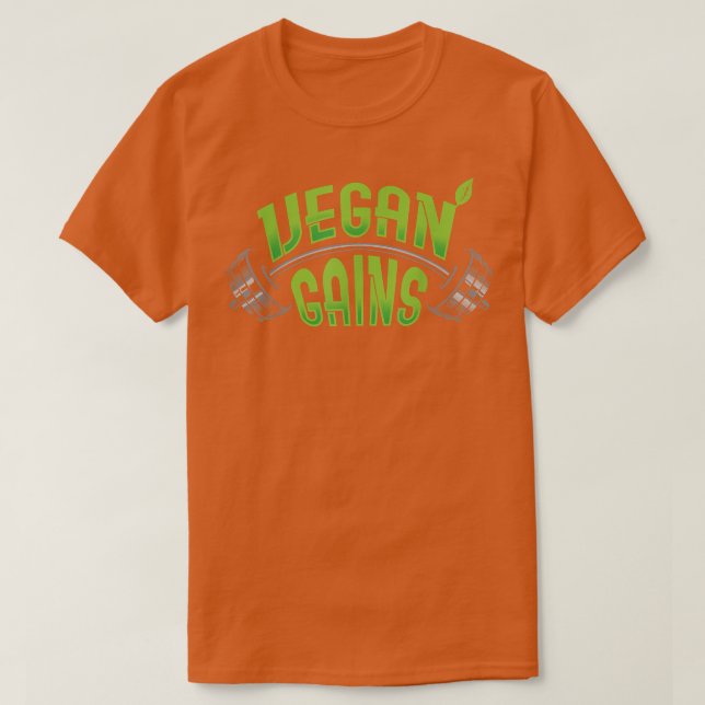 Camiseta Vegan ganha músculos Criador de Crimes (Frente do Design)