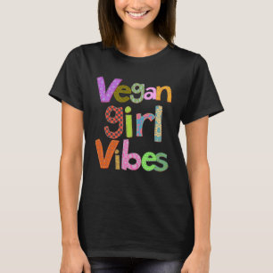 Camiseta Vegan Girl Vibes Veganismo Herbivore Plant Based D