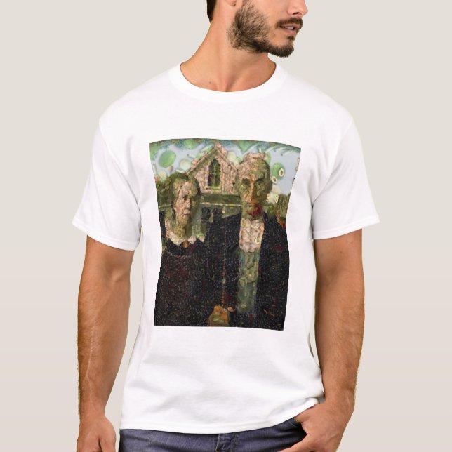 Camiseta Vegan Gothic Fine Art Spoof (Frente)