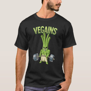 Camiseta Vegan Gym Bodybuilding Vegains 1