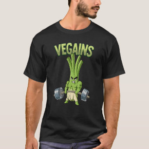 Camiseta Vegan Gym Bodybuilding Vegains 1