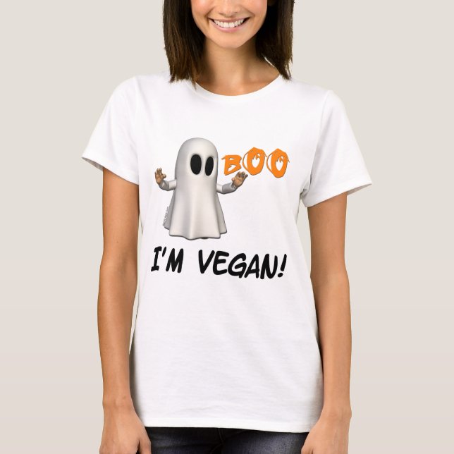 Camiseta Vegan Halloween (Frente)