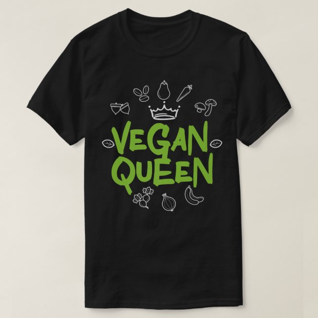 Camiseta Vegan Healthy Food Vegetarian Veganism Green Diet  (Frente do Design)