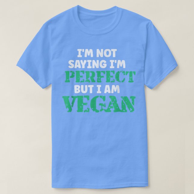 Camiseta Vegan Humor Quotes Plant Based Vegetarian Healthy  (Frente do Design)