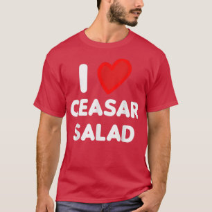 Camiseta Vegan I Adora Salada de Cessar Vegetariana
