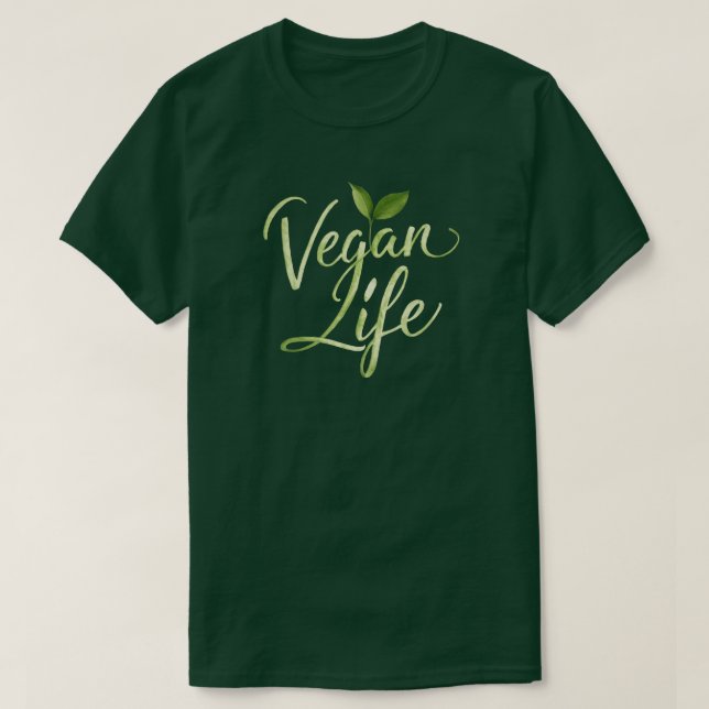 Camiseta Vegan Life (Frente do Design)