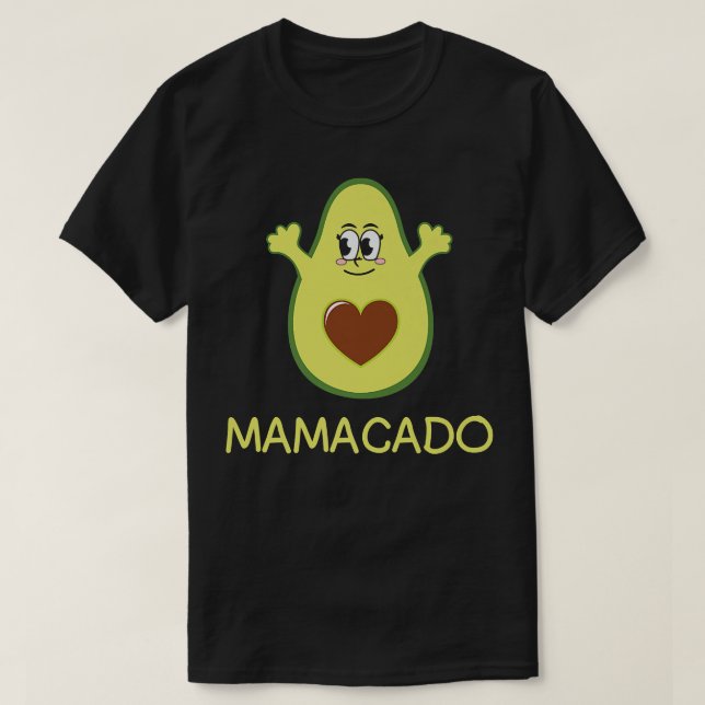 Camiseta Vegan Mamacado (Frente do Design)