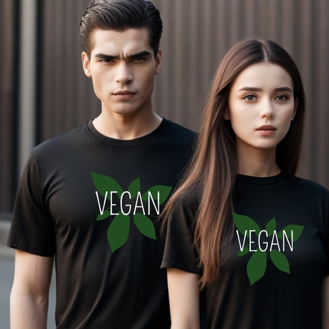 Camiseta Vegan Message Unisex T Shirt (Criador carregado)