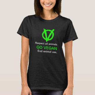 Camiseta VEGAN! Mostre o logotipo da Revolução Vegan!