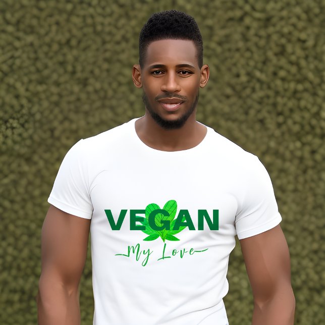 Camiseta Vegan My Love Men and Women's T-Shirt (Criador carregado)