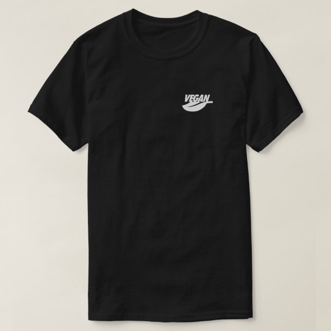 Camiseta VEGAN Nike Logo Parody (White) Active T-Shirt (Frente do Design)