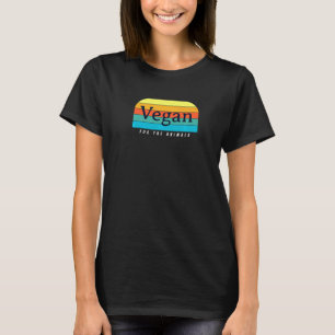 Camiseta Vegan Para Os Animais, Ve Baseado Na Fábrica De Di
