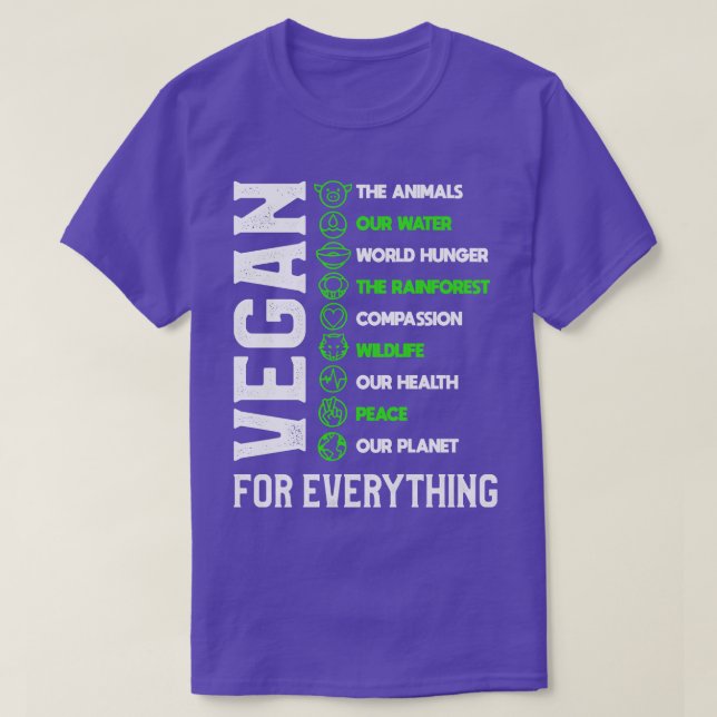 Camiseta Vegan Para Tudo (Frente do Design)