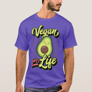 Camiseta Vegan Para Vida Cute Pro Vegan Kawaii Avocado Love