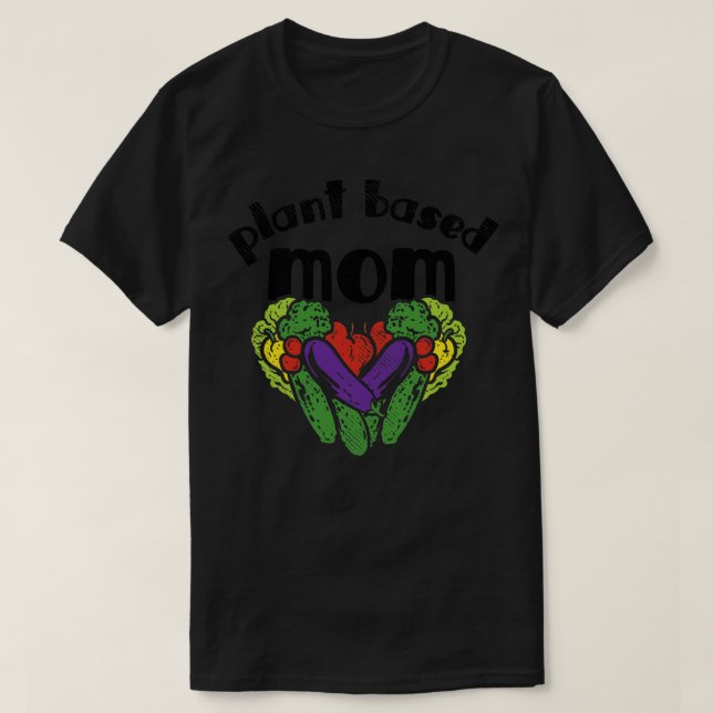 Camiseta Vegan Plant Based Mãe 1 (Frente do Design)