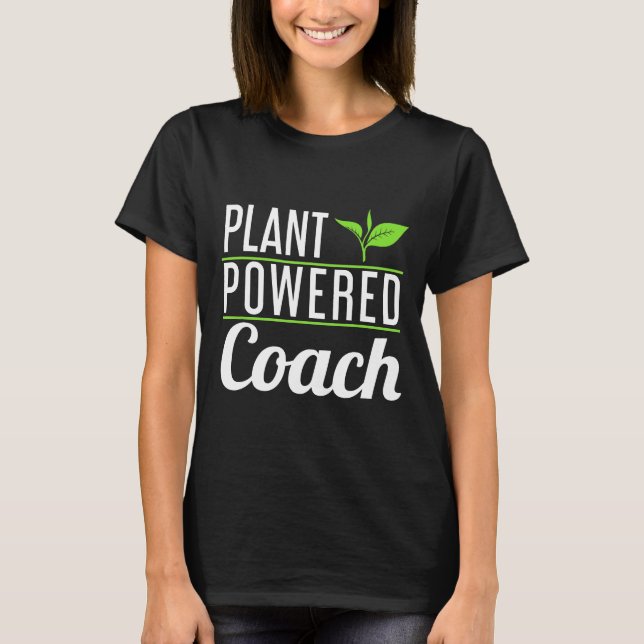 Camiseta Vegan Plant Powered Mentor (Frente)