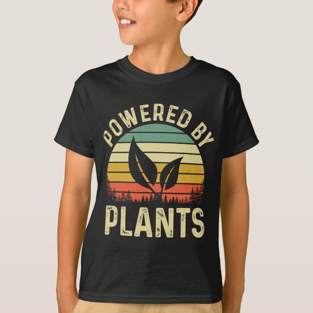 Camiseta Vegan Plant Powered Muscle (Frente)