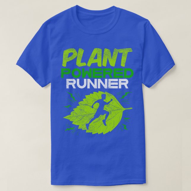 Camiseta Vegan Plant Powered Runner 2 (Frente do Design)