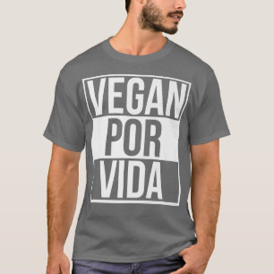 Camiseta Vegan Por Vida Chola Mexicana Chicana Vegana Veget